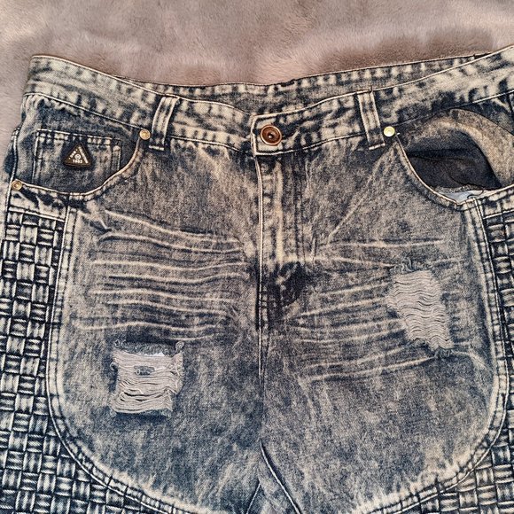 Mens DNM Collection Distressed Blue Jeans Size 38 - Picture 1 of 8